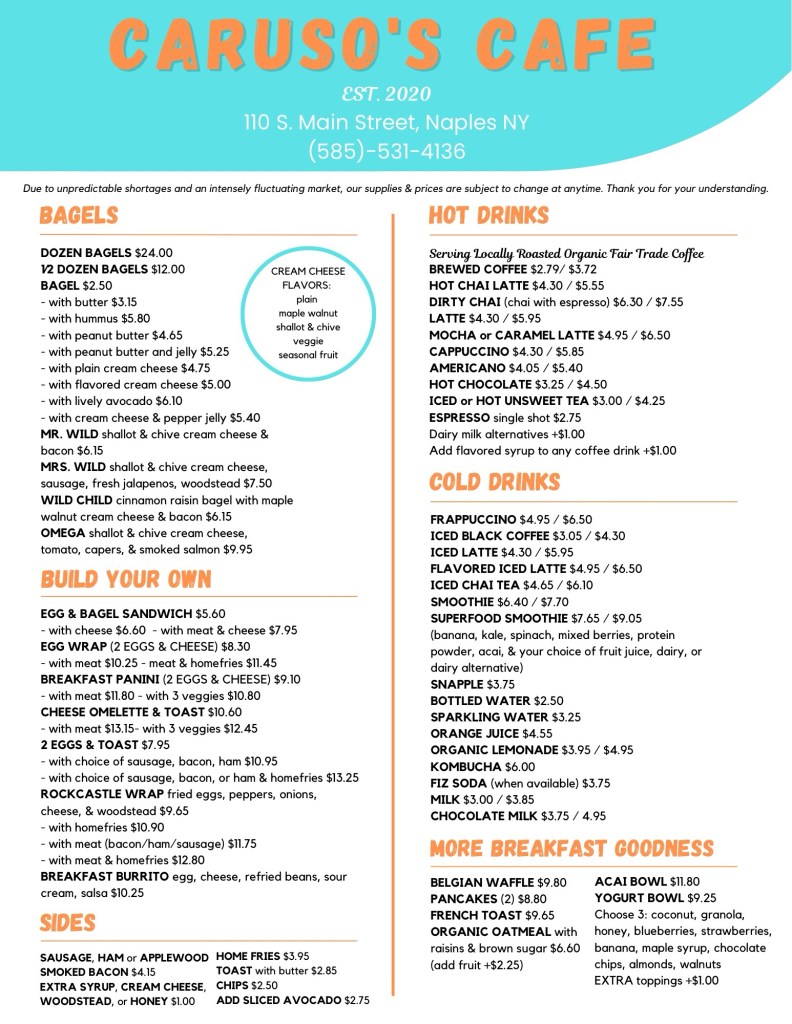 caruso’s cafe – 1